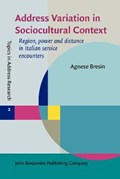 Address Variation in Sociocultural Context | Agnese Bresin | 