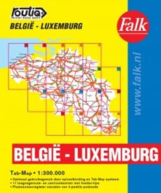 Routiq Belgie / Luxemburg tab map