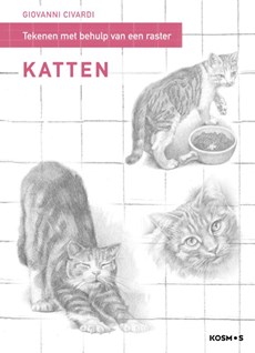Tekenen met behulp van een raster - Katten