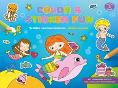 Color & Sticker Fun – Vrolijke zeemeerminnen / Color & Sticker Fun – Jolies sirènes
