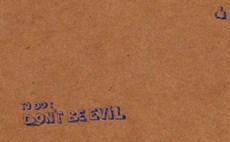 To Do: Don't Be Evil