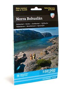 Norra Bohuslän 1:50.000 wandelkaart waterkaart