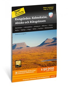 Kungsleden: Kebnekaise, Abisko & Riksgränsen 1:50.000 wandelkaart