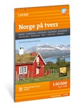Turkart Norge på tvers (Stjørdal-Sylan) 1:50.000 | Calazo | 