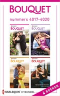 Bouquet e-bundel nummers 4017 - 4020 | Caitlin Crews ; Lucy Ellis ; Pippa Roscoe ; Cathy Williams | 