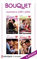Bouquet e-bundel nummers 4201 - 4204 | Dani Collins ; Lucy King ; Caitlin Crews ; Abby Green | 
