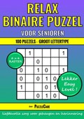 Binaire Puzzel Relax - 6x6 Raster - 100 Puzzels Groot Lettertype - Lekker Easy Level! | Puzzle Care | 