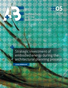 Strategic investment of embodied energy during the architectural planning process