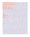 Het Nationale Holocaustmuseum en de Hollandsche Schouwburg – Zien, Denken, Doen | * | 