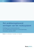 Het probleemoplossend vermogen van het rechtssysteem | A.J. Akkermans ; G. de Groot ; A.T. Marseille | 