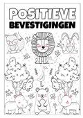 Positieve Bevestigingen - Kleurboek - Groep 1,2,3 | Boeken & Cadeaus | 
