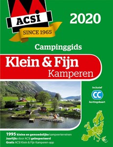ACSI campinggids Klein & Fijn Kamperen gids + app 2020 - 1995 kleine en gemoedelijke kampeerterreinen in Europa