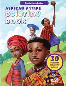African Attire Coloring Book