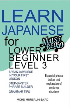 Learn Japanese for Lower Beginner level 3