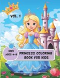Princess Coloring Book Kids Vol.1 | Maria Beatriz Dominguez | 