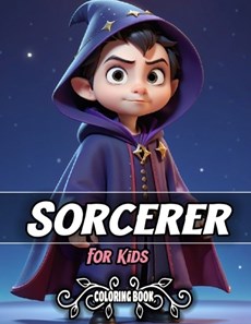 Cute Sorcerer Coloring Book For Kids Ages 4-12