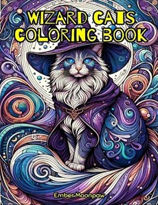 Wizard Cats Coloring Book