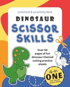 Dinosaur Scissor Skills Preschool & Up Activity Book
