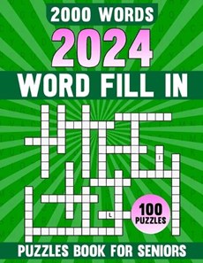 2024 Word Fill In Puzzles Book For Seniors