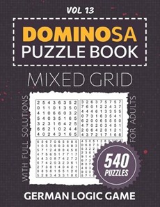 Dominosa Puzzle Book For Adults
