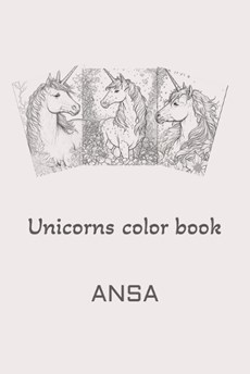 ANSA Unicorns Coloring Book