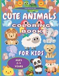 Coloring Book for Kids Ages 2-4 Cute Animals | Mega-Dig Color Press | 