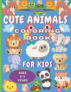 Coloring Book for Kids Ages 2-4 Cute Animals