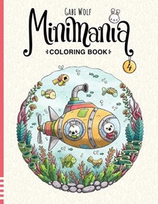 Minimania Volume 4 - Coloring Book with little cute Wonder Worlds