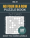 No Four In A Row Puzzle Book For Adults | Suzanna Tahlia | 
