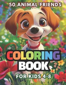 50 Animal Friends Coloring Book