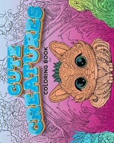 Cute creature - Coloring Book with Fun, Easy, and Relaxing Coloring Pages