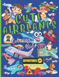 Airplane Coloring Book for Kids | Mega-Dig Color Press | 