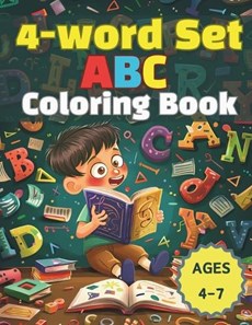 4-word Set ABC Coloring Book