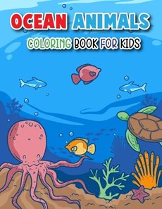 Cute Ocean Animals Coloring Book For Kids