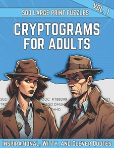 Cryptograms Puzzle Book For Adults