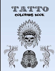 tatto coloring book: Adult Coloring Book for Tattoo Lovers with Scary & Creepy Tattoo Design