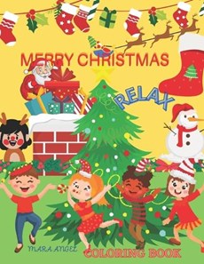 Merry Christmas Relax Coloring Book