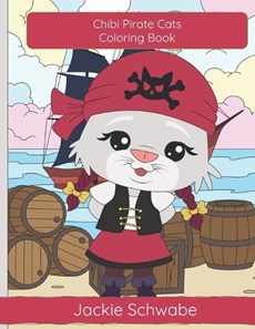 Chibi Pirate Cats Coloring Book