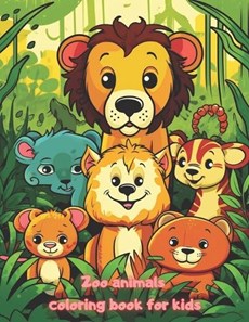Zoo Animals Coloring Book for Kids