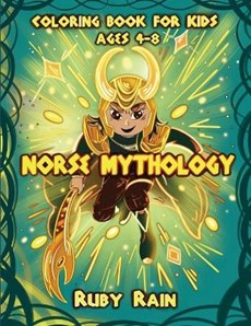 Norse Mythology Coloring Book for Kids Ages 4-8