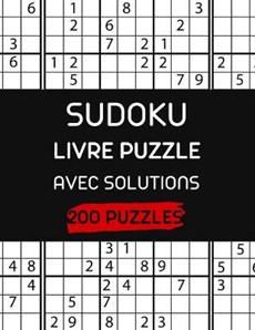 Sudoku Livre Puzzle Avec Solutions 200 Puzzles