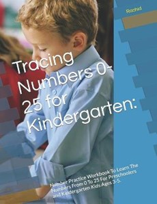Tracing Numbers 0-25 for Kindergarten