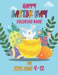 Happy easter day coloring book for kids ages 4-12 | Sarker Books | 