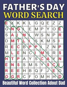 Father's day word search beautiful word collection adout dad