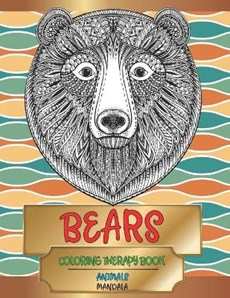 Mandala Coloring Therapy Book - Animals - Bears