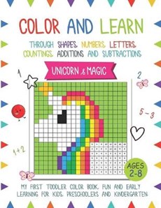 Color and Learn - Unicorn and Magic
