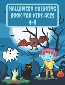 halloween coloring book for kids ages 4-8