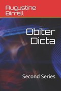 Obiter Dicta | Augustine Birrell | 