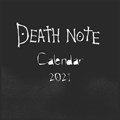 death note calendar 2021: death note calendar Finish Glossy 8.5x8.5 inch | Anime Jp | 