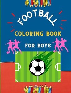 Football coloring book for boys
